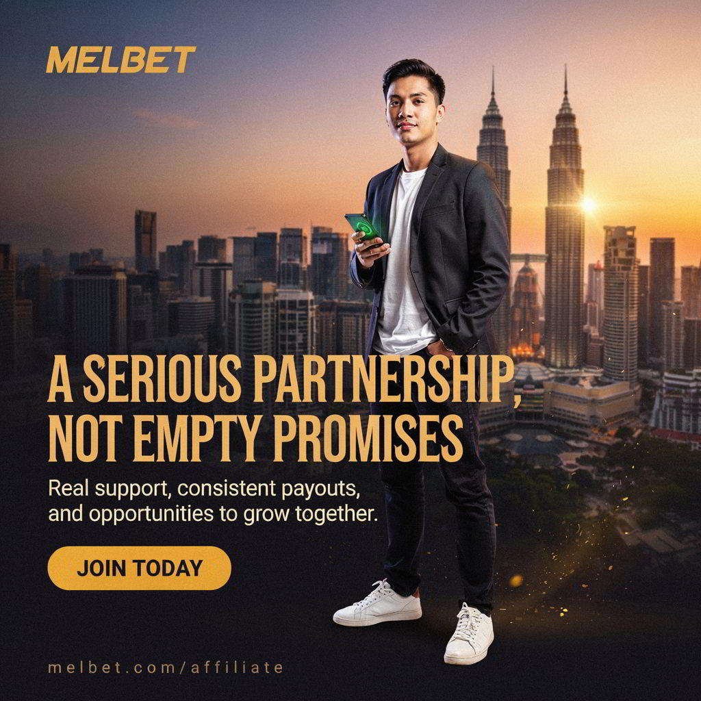 Melbet banner: A serious partnership, not empty promises